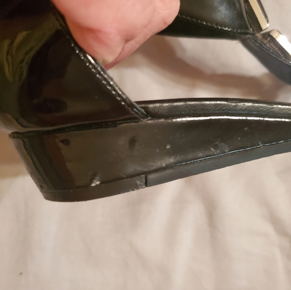 ENZO Angiolini Black Sandals Size 6 1/2 - Picture 5 of 8